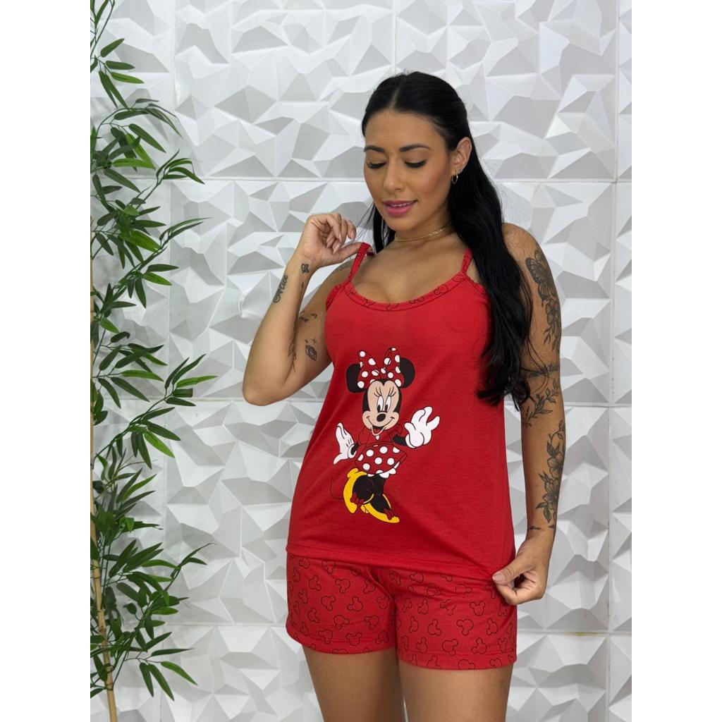 baby doll personagens/baby doll minnie/pijama/baby doll verão