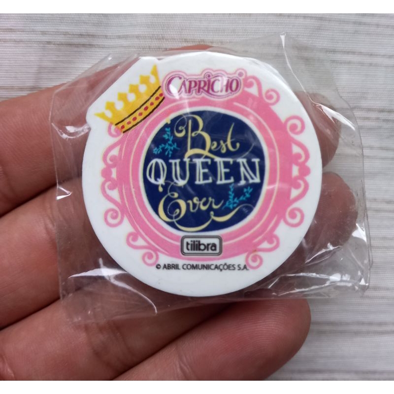 Borracha Escolar Capricho Queen - antigo vintage raro anos 2000
