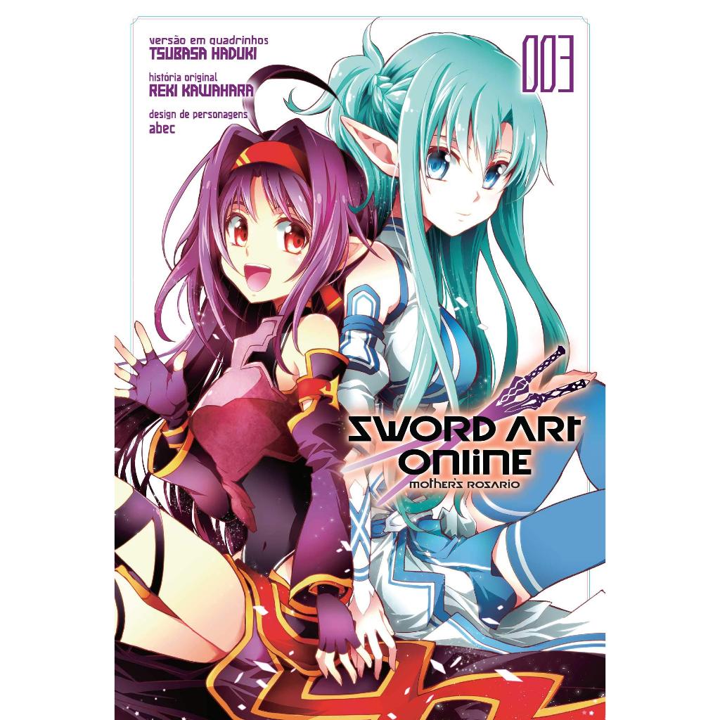 Mangá Sword ART Online - Mother's Rosario - Vol 01, 02, 03