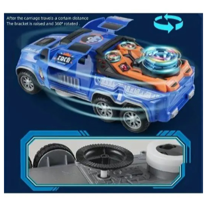 Carrinho De Som Caminhonete Rock Music Car Com Luzes Giro 360.