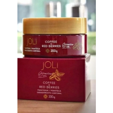 Manteiga Corporal Joli Café e Frutas Vermelhas (Coffee & Red Berries) 200ml