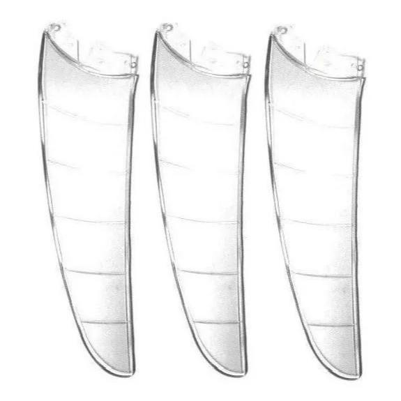 Kit Helice Spirit Cristal Transparente C/3 Unidades 301 302 303