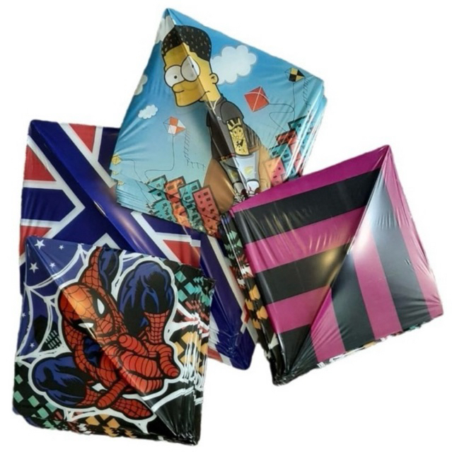 Raia pipa flechinha papagaio 35x35 pacote com 20 unidades em Oferta na Shopee