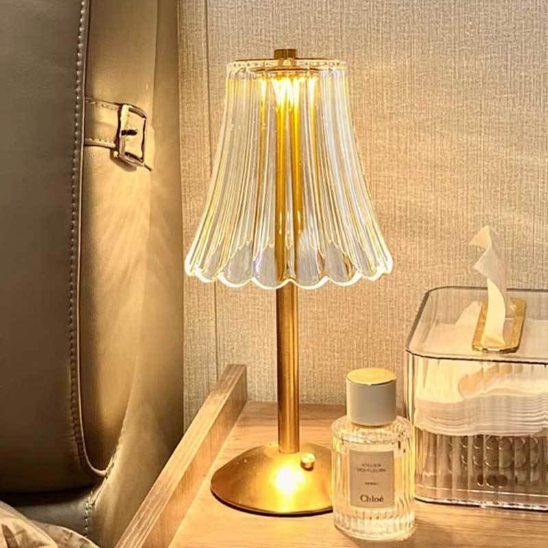 Luminária Abajur de Mesa com Barra de LED para Iluminação Interna, Sensor de Toque, Sem Fi...