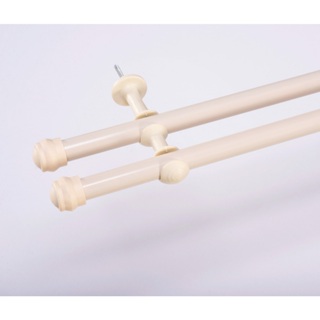 Kit Varão Duplo 3m 19mm Com Ponteiras (Podem Variar)/ Varão Para Cortina 3m Para Sala - Quarto Varão em Oferta na Shopee