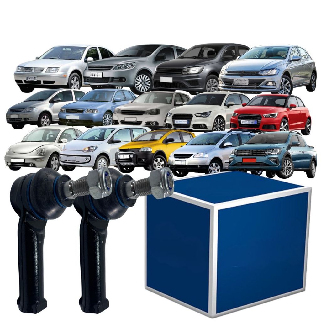 Par Terminal Direção Nakata Vw Bora Crossfox Fox Gol Saveiro Voyage em Oferta na Shopee