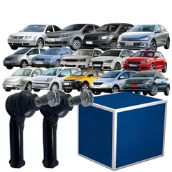 Par Terminal Direção Nakata Vw Bora Crossfox Fox Gol Saveiro Voyage