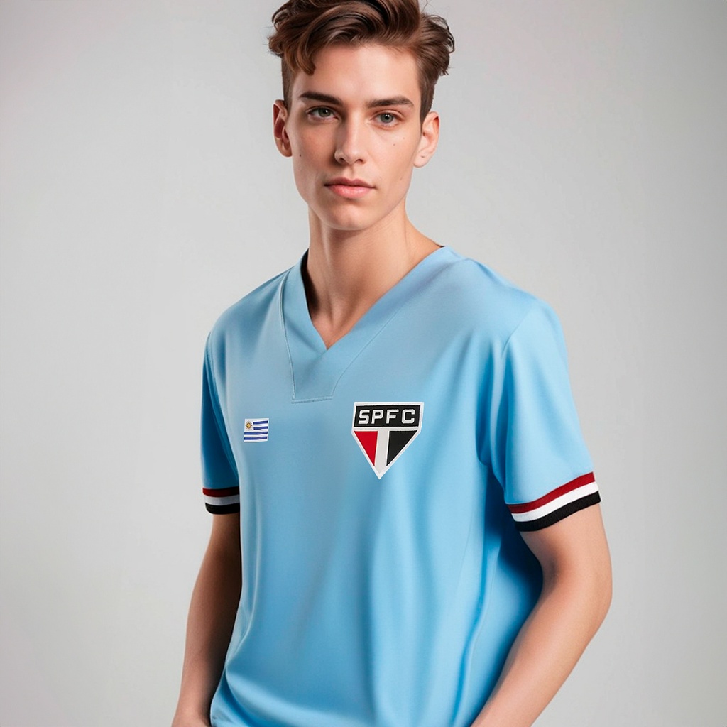 Camisa São Paulo Ídolos Uruguaios Infantil Juvenil Oficial em Oferta na Shopee