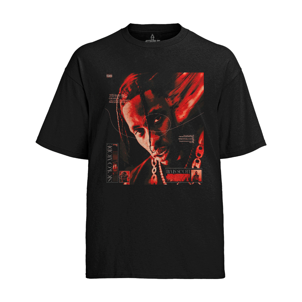 Camiseta Graphic Tee Tshirt Travis Scott Sicko Mode