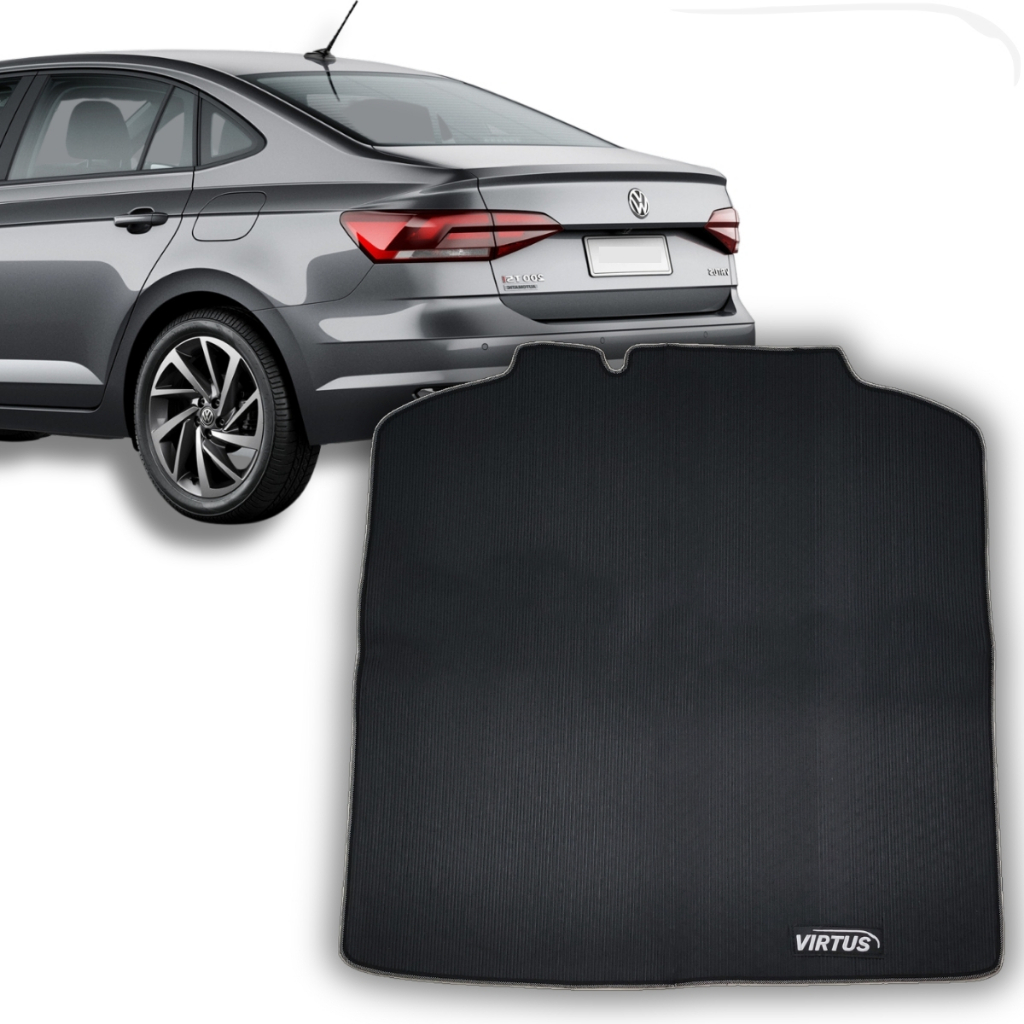 Tapete Porta Malas Virtus Comfortline Highline GTS MSI 2017 2018 a 2023 2024 2025 Antiderrapante