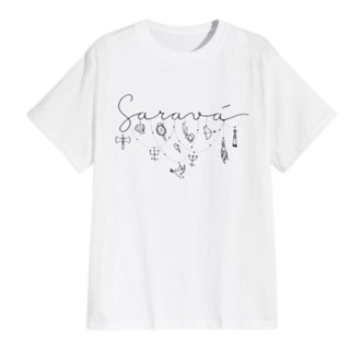 CAMISETA Algodão Estampado SARAVÁ UMBANDA Gael Shop em Oferta na Shopee