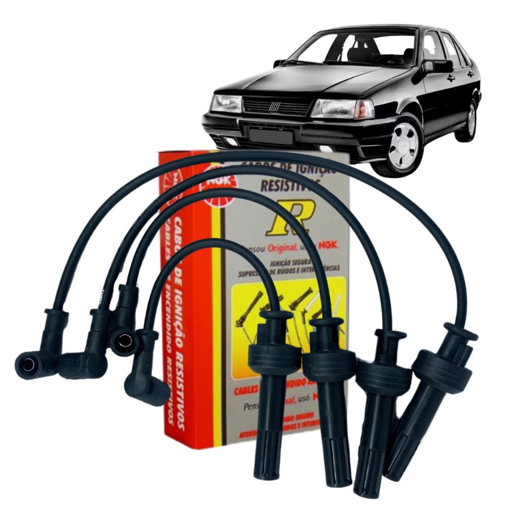 Jogo Cabo Vela Ignição Fiat Tempra 2.0 8v 16v 1993 A 1999