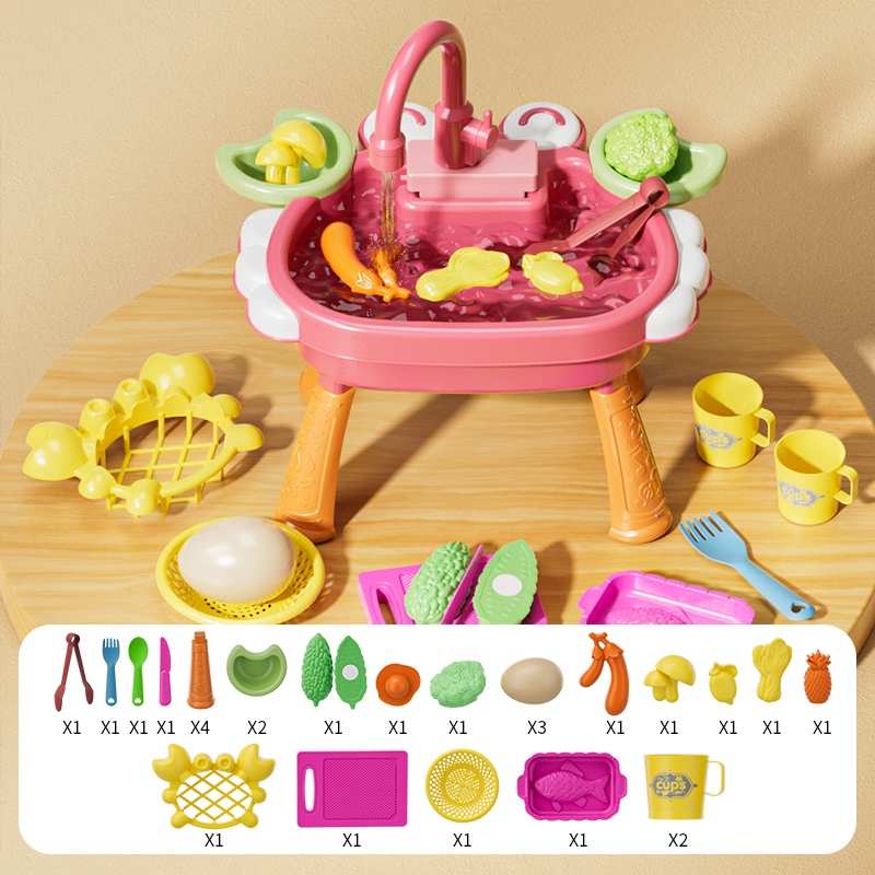 Lava-louças de brinquedo – diversão e aprendizado com cores vibrantes! 6902