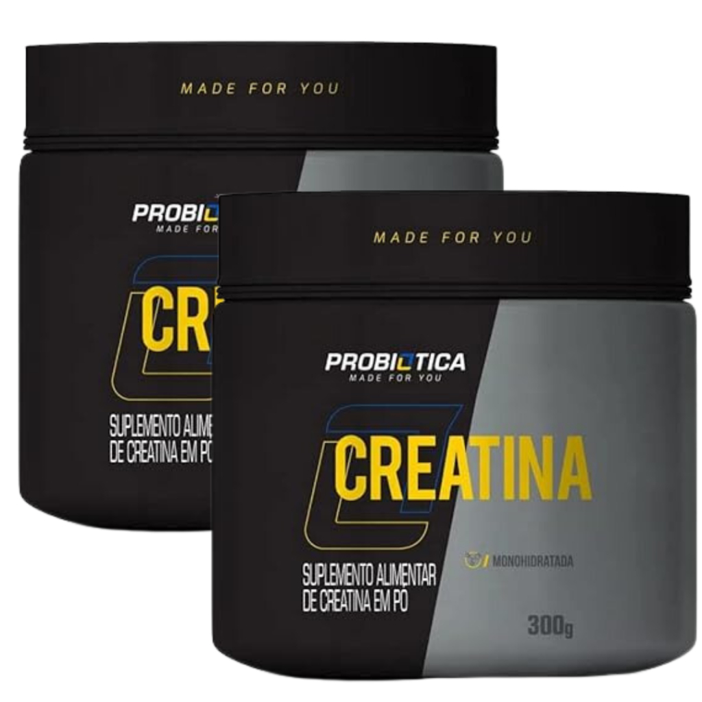 Kit 2x Creatina Creatine Pura 300g - Probiótica - Health