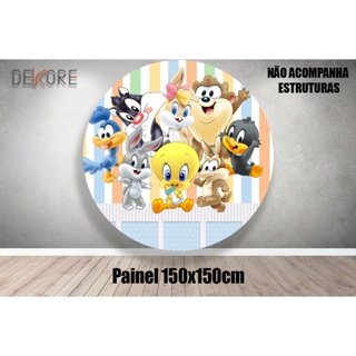 Capa Painel Baby Tunes Listrado em Oferta na Shopee