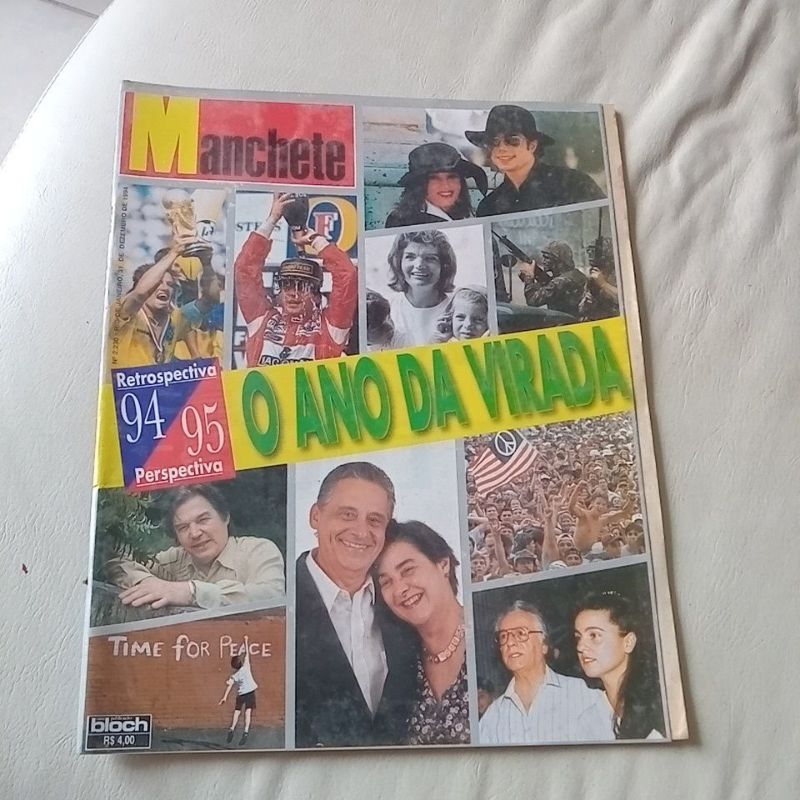 revista manchete FHC Ruth Cardoso Itamar franco retrospectiva 94 Mandela Keanu Reeves papa João Paulo Woodstock NASA