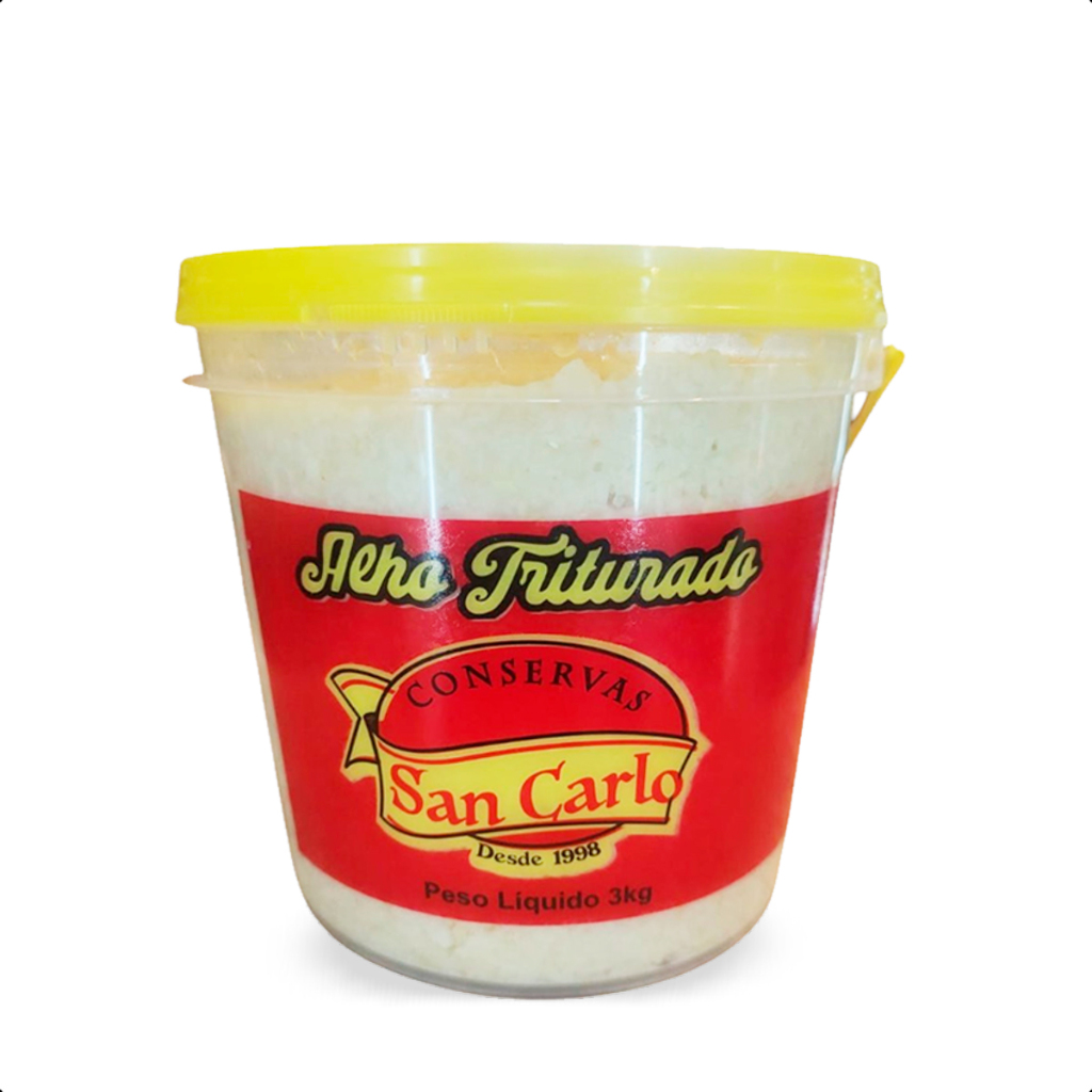 Alho Triturado 3kg - San Carlo em Oferta na Shopee