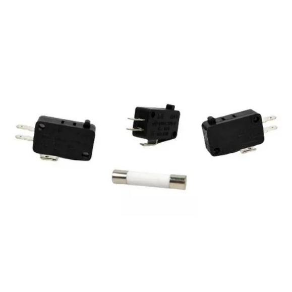 3 chave p/ microondas + 5 Fusível 20a Microondas Electrolux
