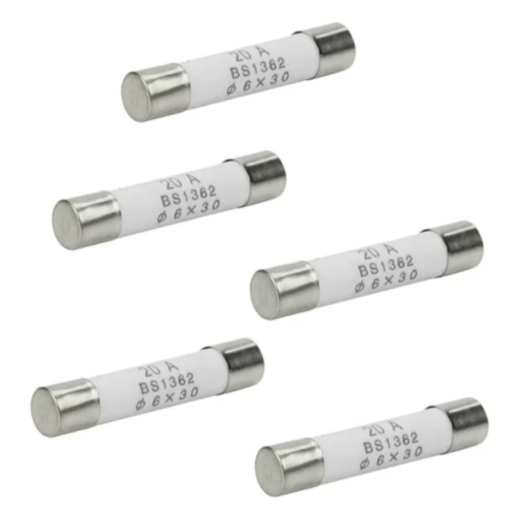 Imagem Kit 10 Peças – Fusível de Cerâmica para Micro-ondas 20A / 250V