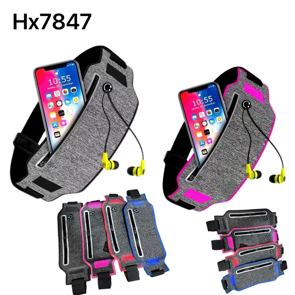 Bolsa de cintura ultrafina para esportes ao ar livre em Lycra 7847