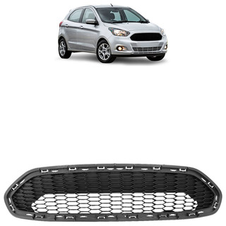 Grade Central Parachoque Dianteiro Ka Hatch 2015 2016 2017 2018 2019 Preto Sem Friso em Oferta na Shopee