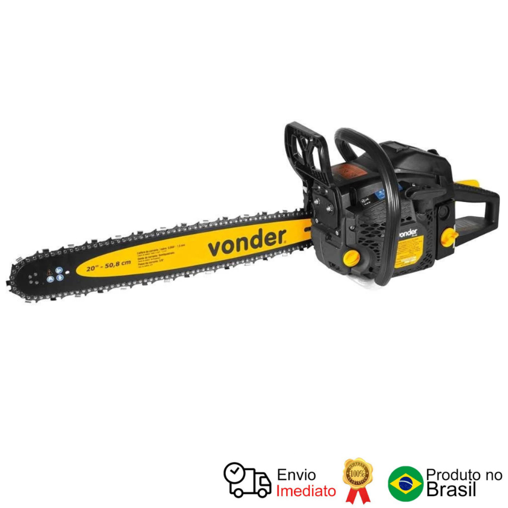 Motosserra A Gasolina 54,5 Cm3 cc Mgc 545 Vonder Plus
