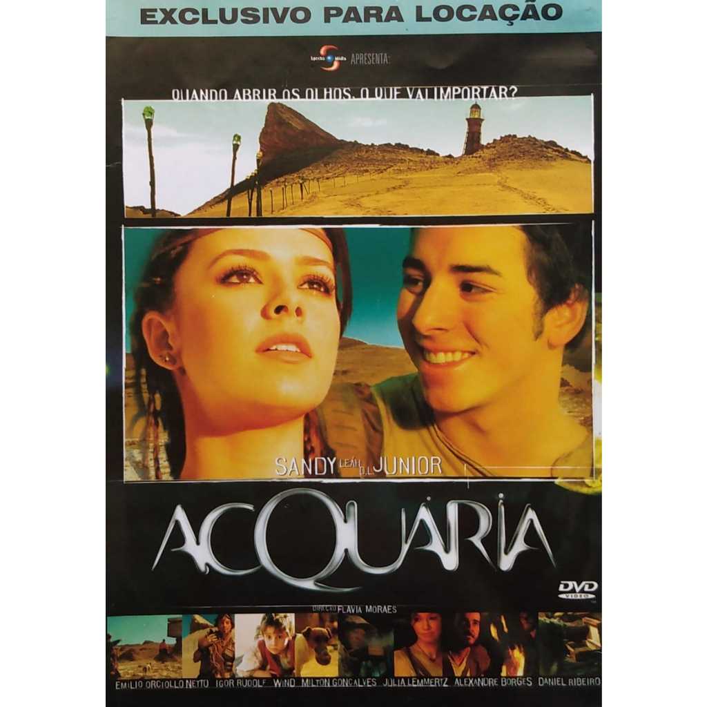 Acquaria Dvd Sandy & Junior Alexandre Borges Milton Gonçalves