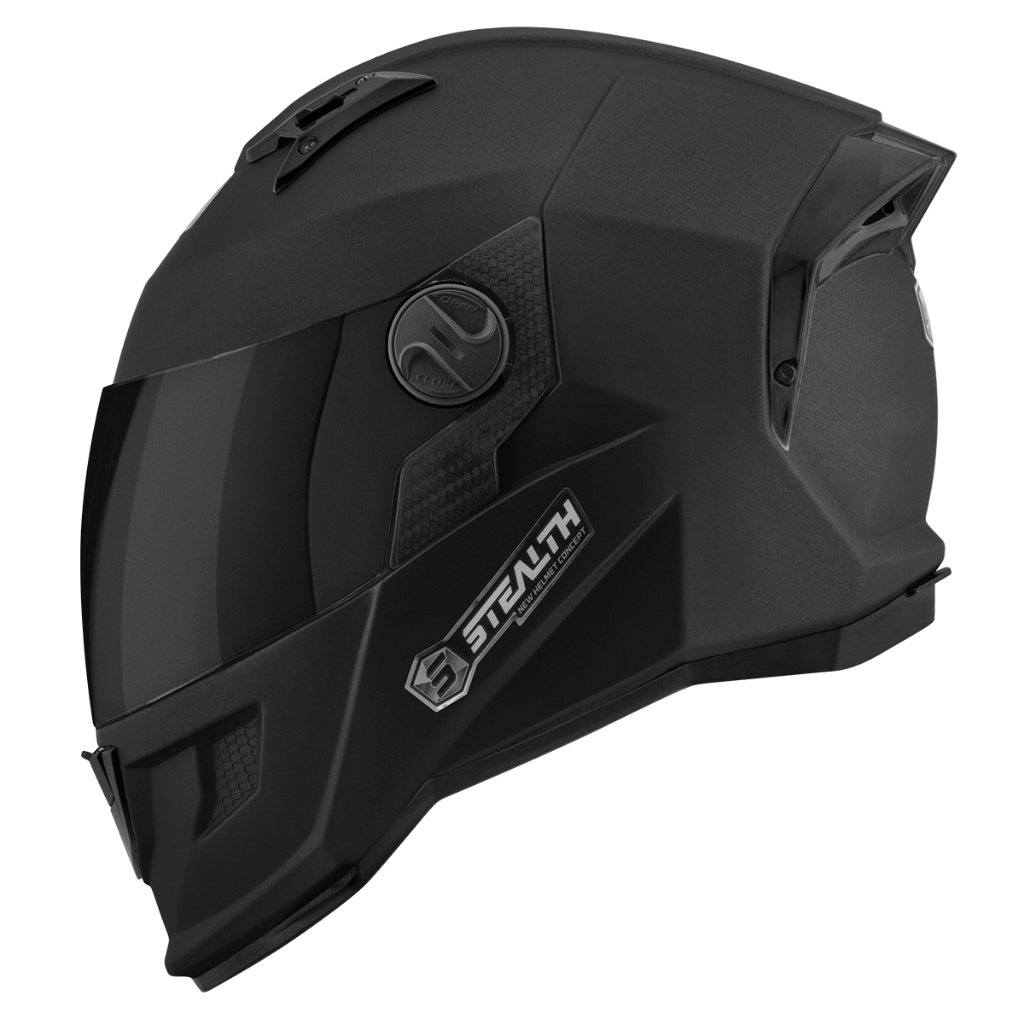 Capacete Moto Stealth Solid Pro Tork Motoqueiro Viseira Fumê em Oferta na Shopee