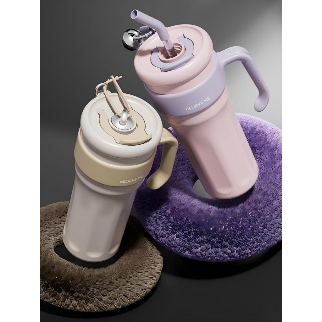 Garrafa térmica de aço inoxidável Thermos Copo isolado Bebida fria quente Caneca de café Copo de vácuo de viagem Copo de em Oferta na Shopee