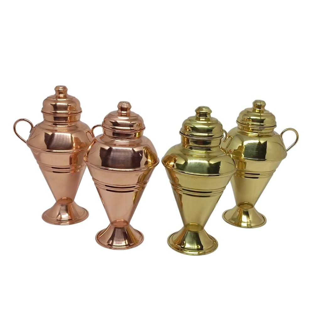 Quartinha De Metal  Latão Ou Cobre 18,5cm