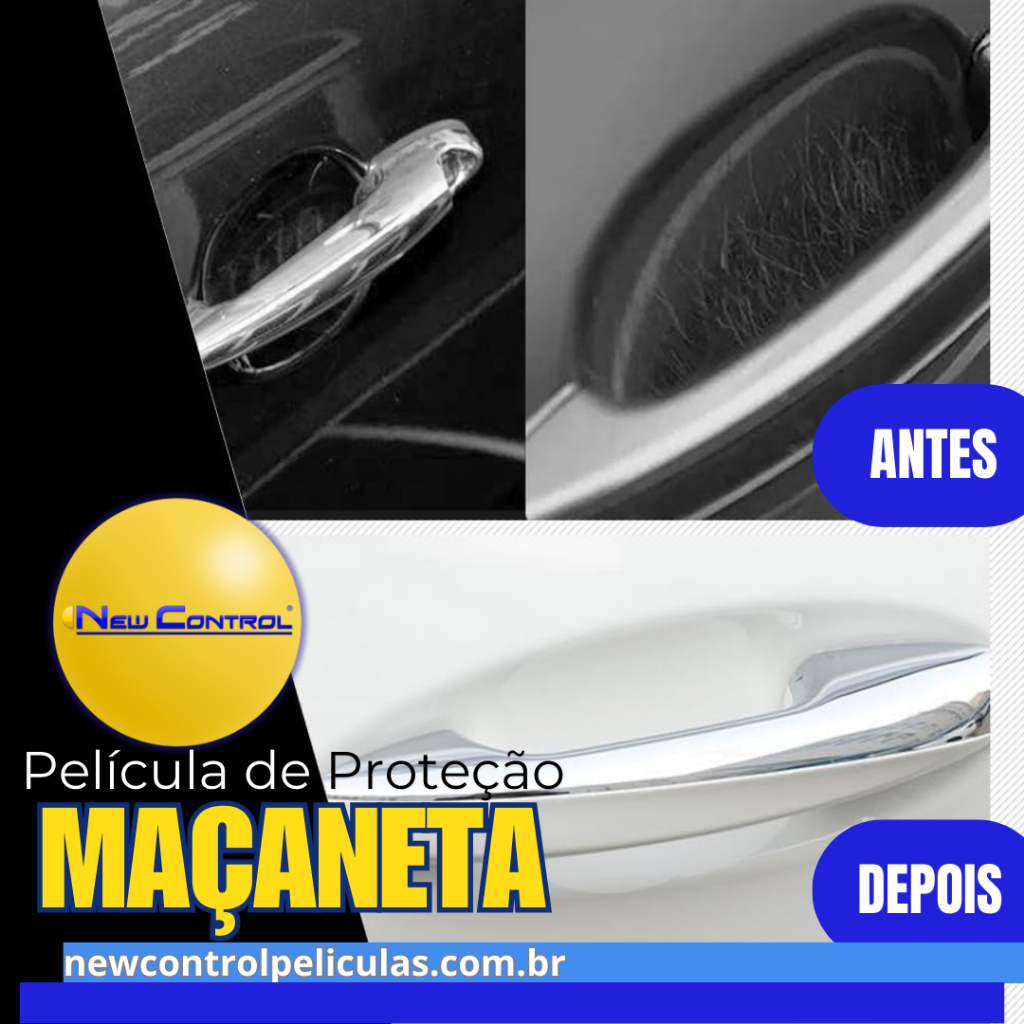 Pelicula PPF PTU Proteção Maçaneta de Porta de Carro Transparente Autocolante Superfície Anti-Riscos