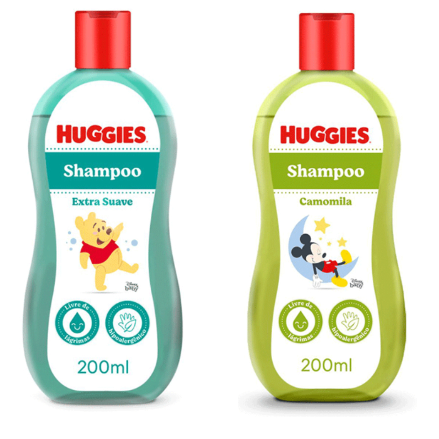 Shampoo Huggies - Extra Suave/Camomila - 200ml