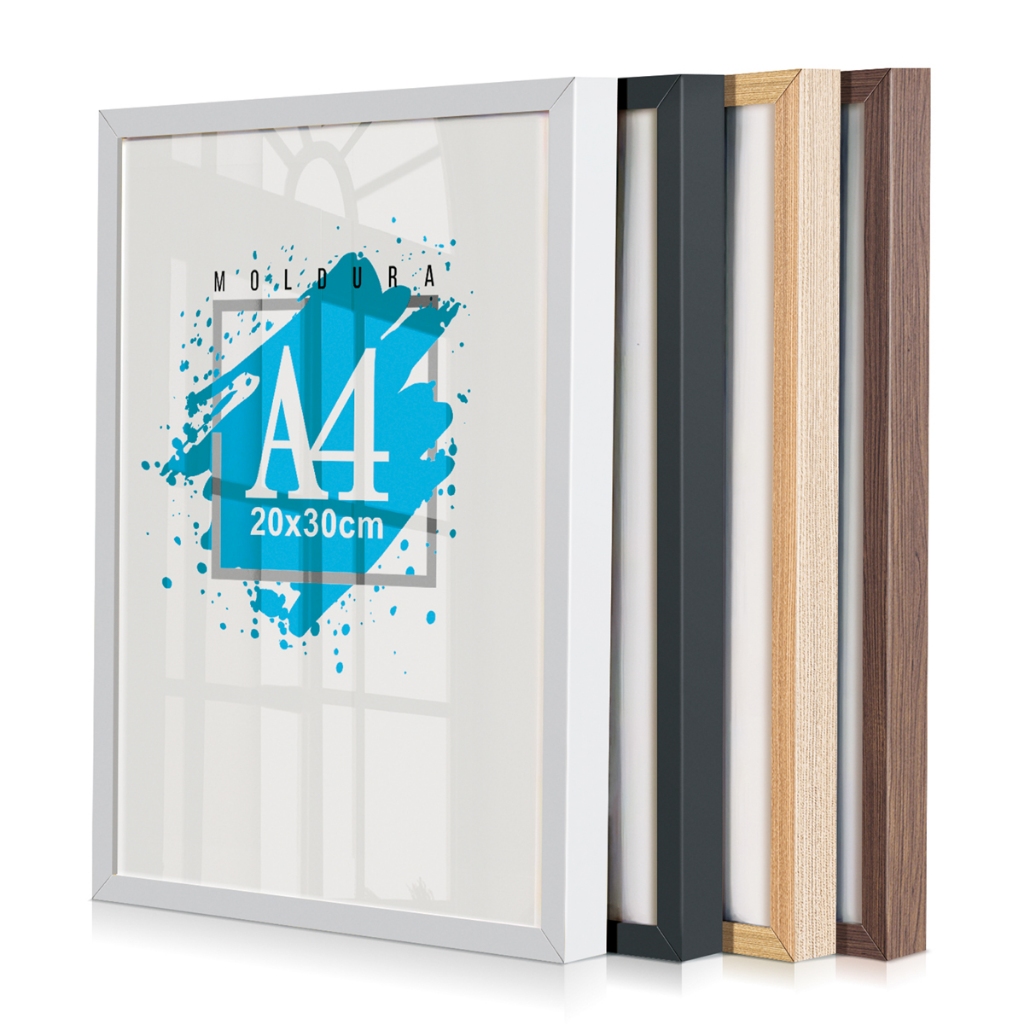 Quadro Moldura A4 20x30 Porta Retrato Acetato Certificado em Oferta na Shopee
