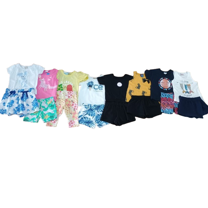 Conjunto Infantil Feminino Criança Menina Milon Glinny Brandili Pipa Fakini Tamanho 1