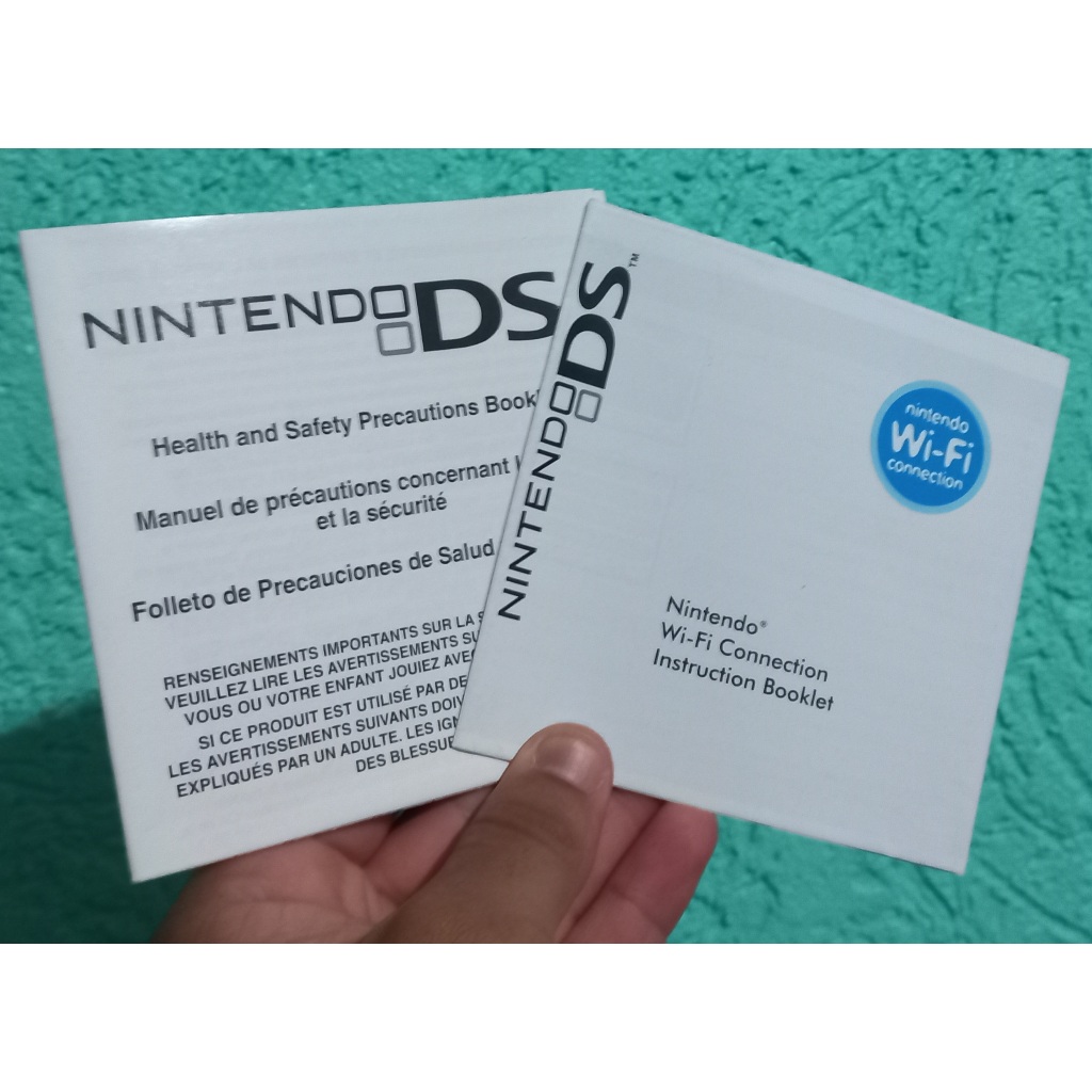 MANUAIS PANFLETOS PARA NINTENDO DS