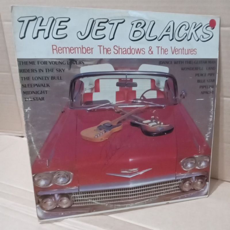 LP VINIL THE JET BLACKS -REMEMBER THE SHADOWS & THE VENTURES