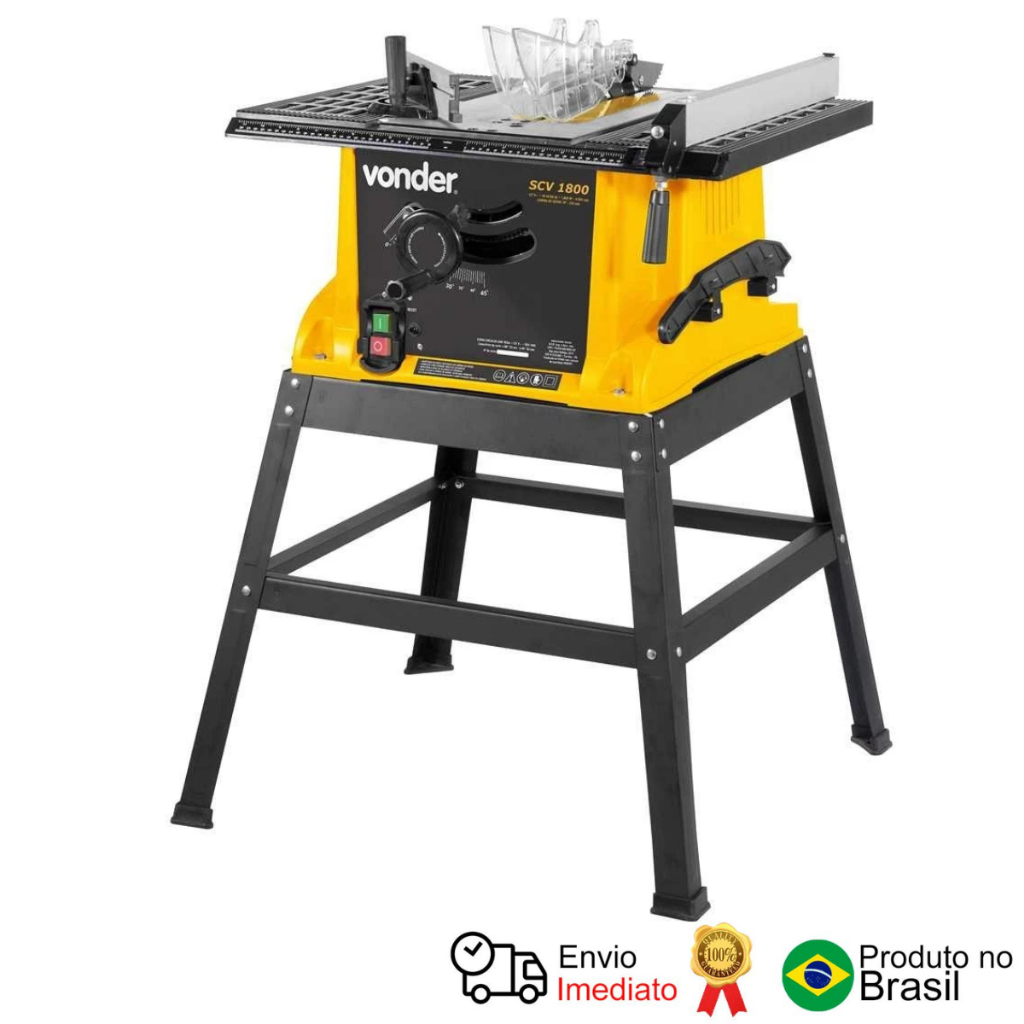 Serra Circular Mesa 10' Scv 1800 1.800 W 127 V Vonder em Oferta na Shopee