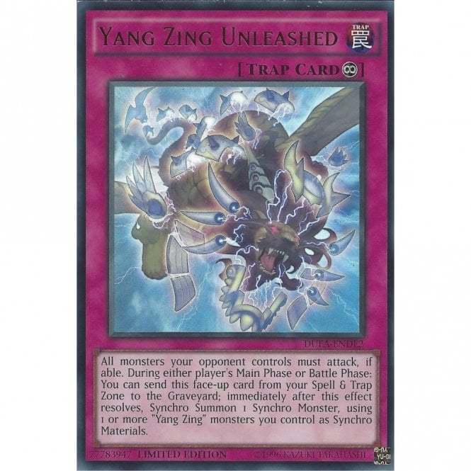 Yu-Gi-Oh Yang Zing Unleashed - Ultra Rare