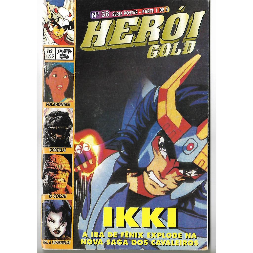 Revista Herói Gold 38 Cavaleiros do Zodíaco - Editora Sampa