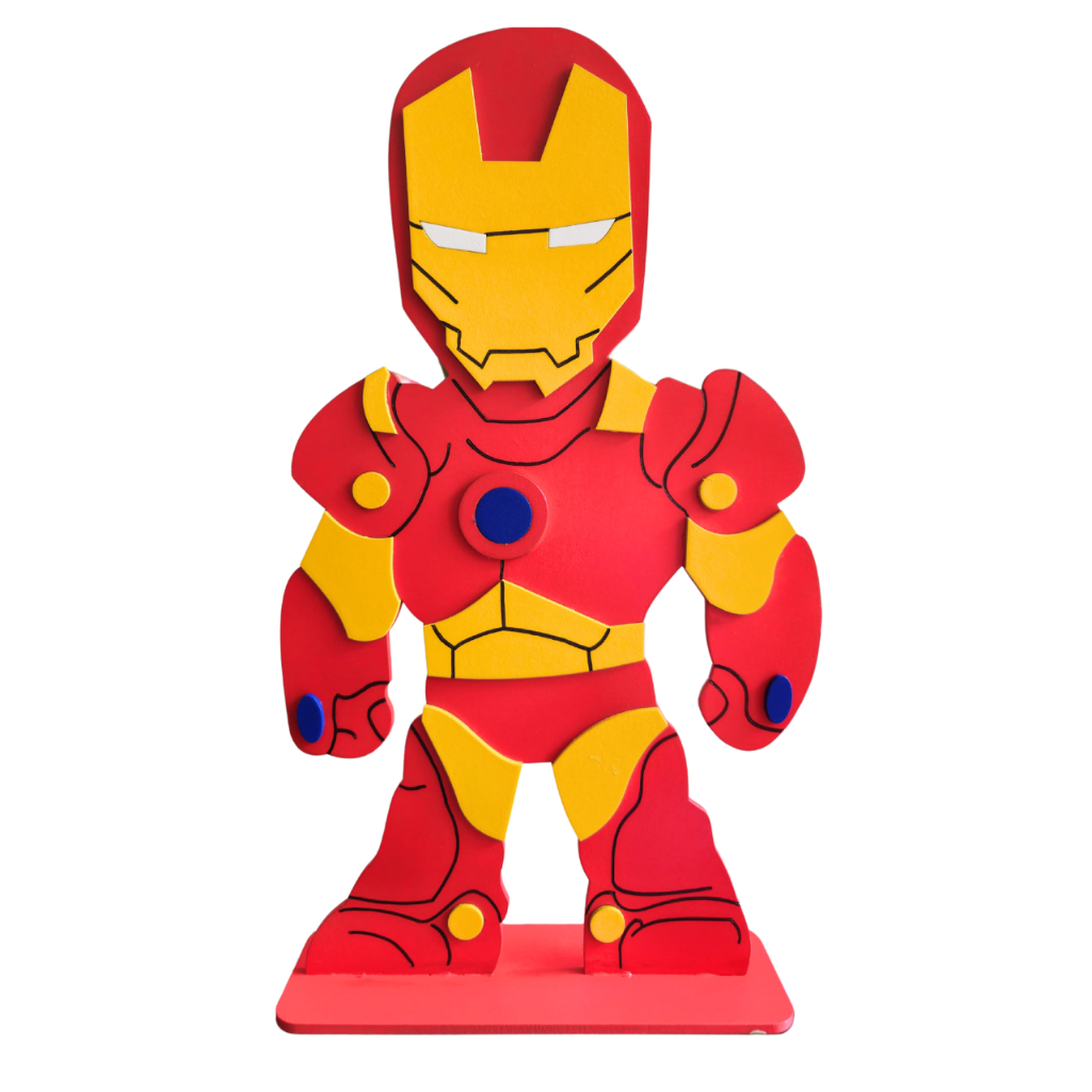 Display Homem de Ferro - Tema Super-Heróis e Marvel