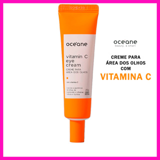 Océane Vitamina C Creme para Área dos Olhos 25g (Suaviza a Aparência de Linhas de Expressão e Olheiras) em Oferta na Shopee