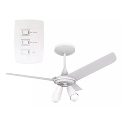 Ventilador Teto Aliseu Dunni Com Controle De Parede