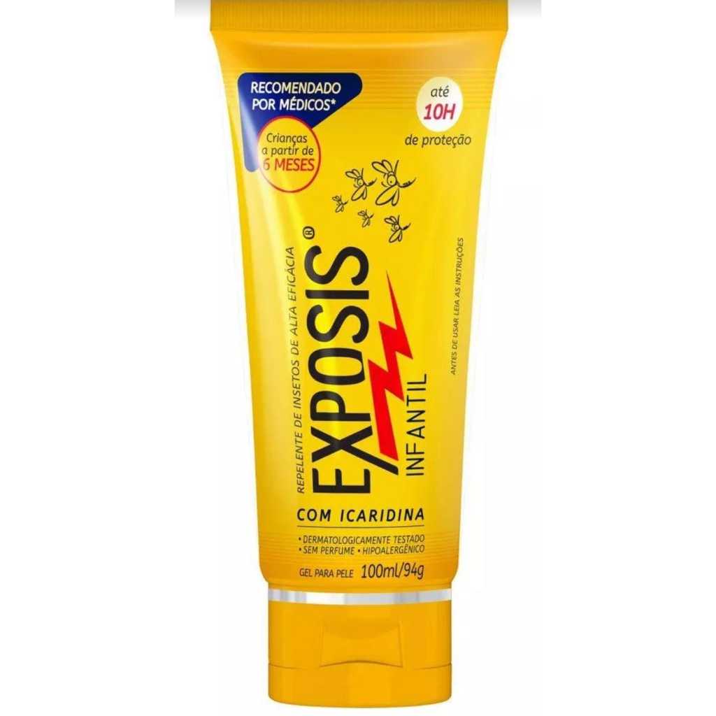 Repelente Exposis Em Gel infantil 100ml