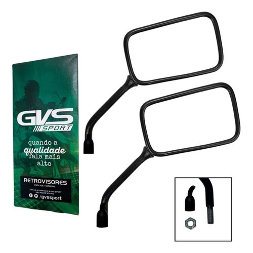 Espelho retrovisor Gvs CB 300 CB 600 HORNET HONDA CBX 200 STRADA HONDA CBX 250 TWISTER HONDA NX 400
