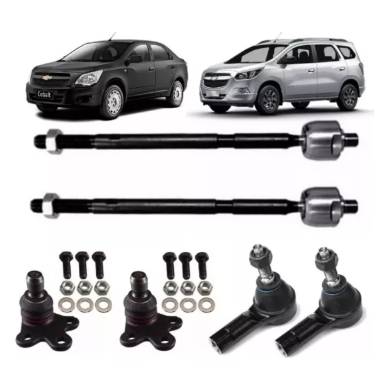 Par Braço Axial Terminal Direção Pivo Gm Spin - Cobalt - Onix