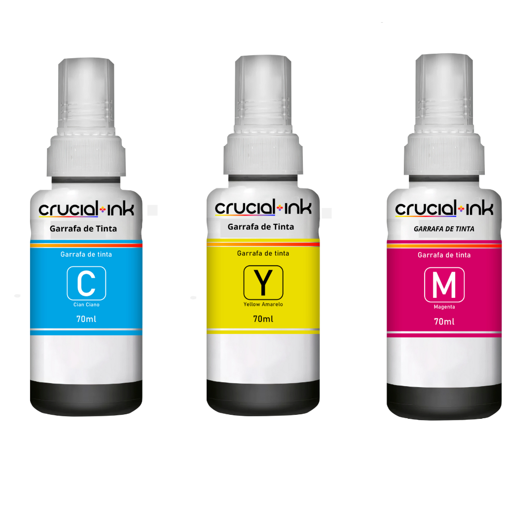 Kit 6 Tinta Para Epson L110, L120, L220, L365, L375, L380, L395, L475, L495