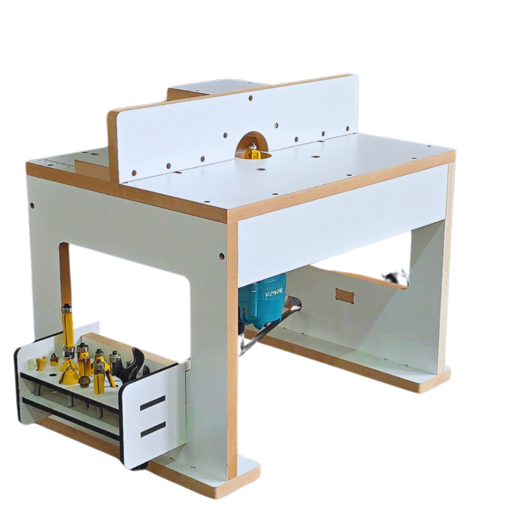 Bancada Para Tupia laminadora Invertida Wood-Mi Marcenaria em Oferta na Shopee