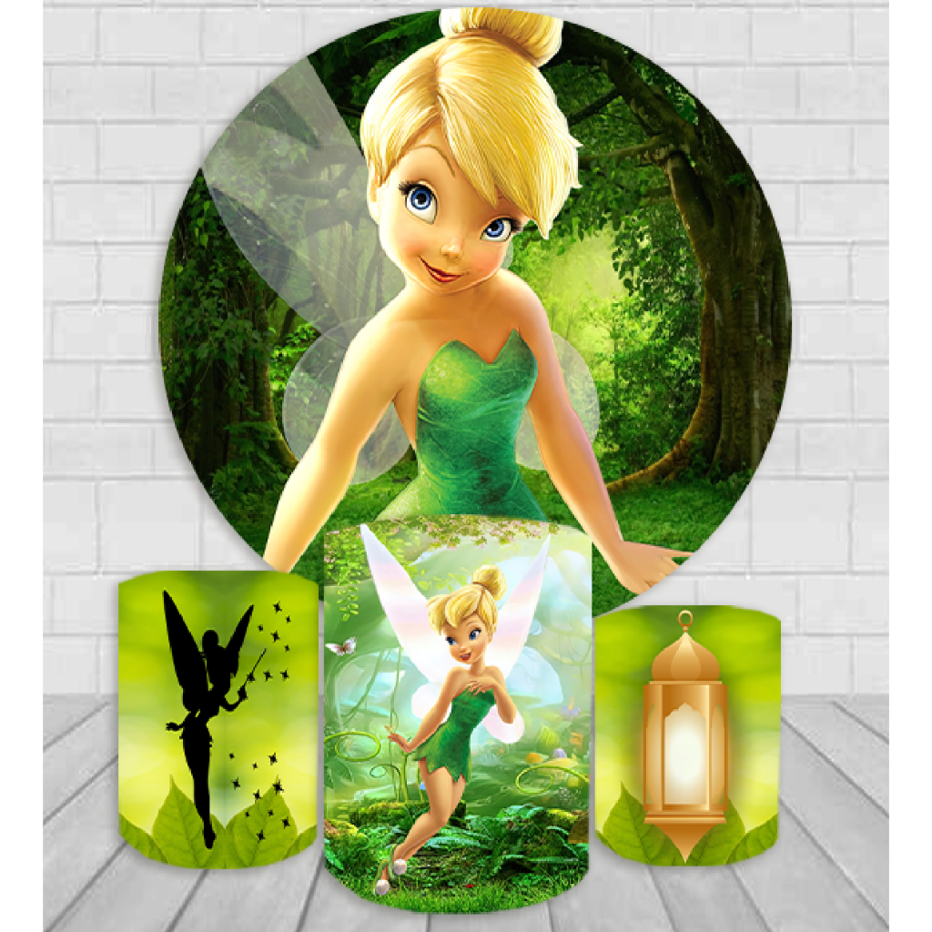 Kit Capas Painel + Cilindros Veste Fácil Tinkerbell Fada Sininho em Oferta na Shopee
