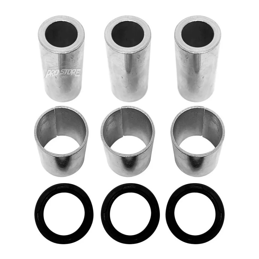 Bucha Reparo Pro Link Yamaha XTZ 250 Lander 2007 a 2012 - XTZ 250 TÉNÉRÉ 2011 a 2012 buchas de aço..