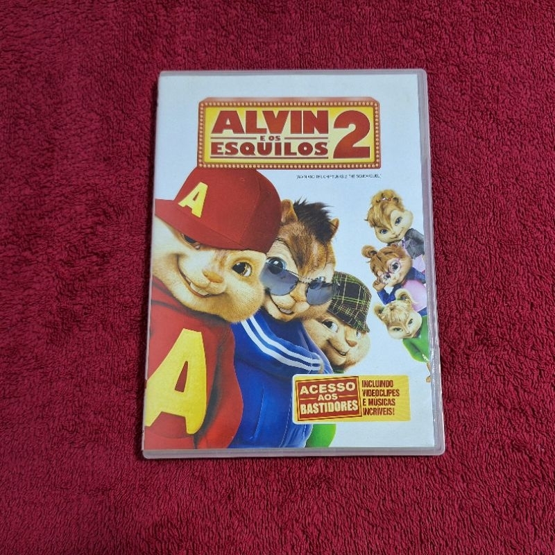 DVD Alvin e os Esquilos 2 (Slim) | Filme de Comédia | Justin Long, David Cross
